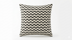 Creemoda Beige Handloomed Cotton Cushion Cover | 16 X 16 Inch