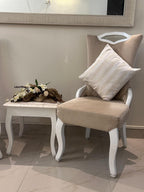 Creemoda Beige 16x16in Luxury Handloomed Cushion Cover